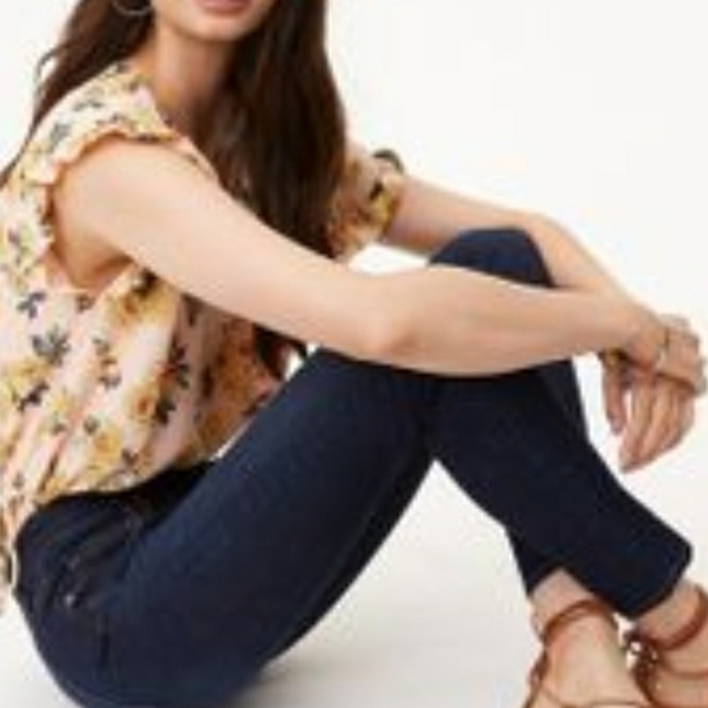 LOFT modern skinny in dark blue
